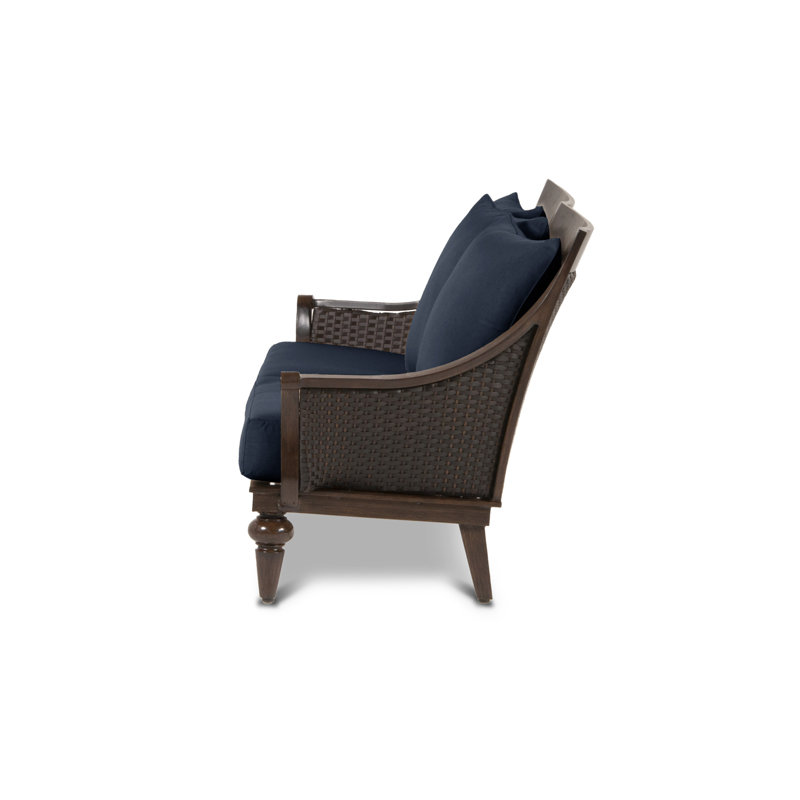 Outdoor 3 - Seat Patio Sofa, Spectrum Indigo Sunbrella® Plainweave
