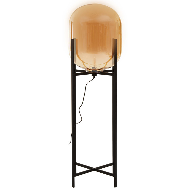 Bithlo 141cm Black Column Floor Lamp