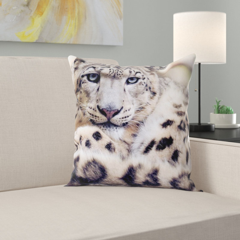Coussin snow leopard