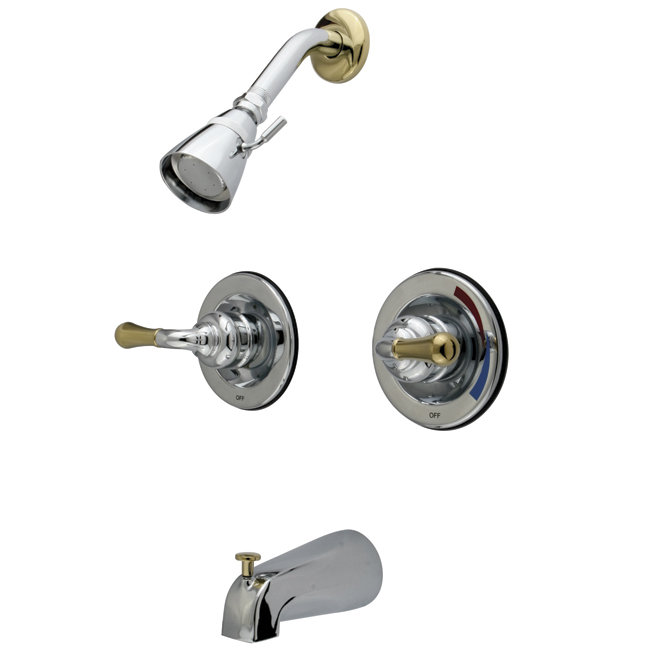 St. Charles Pressure Balanced Volume Control Tub and Shower Faucet