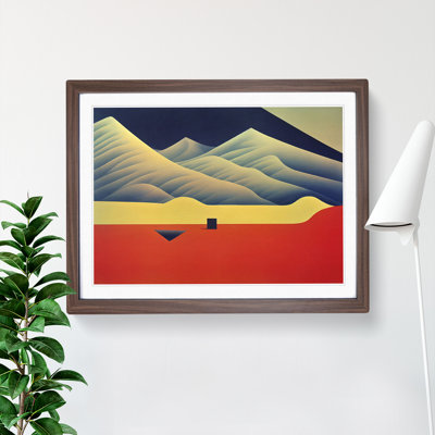 An Abstract Desert - Framed Print
