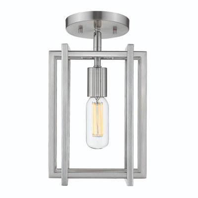Plafonnier semi-encastré 1 lumière 7,25 po Isiah