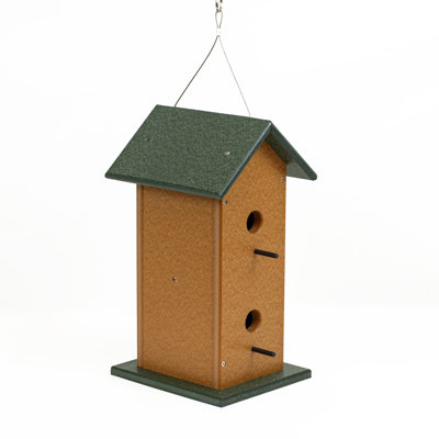 Maison d'oiseaux suspendue H 14 po x l 8 po x P 7 po