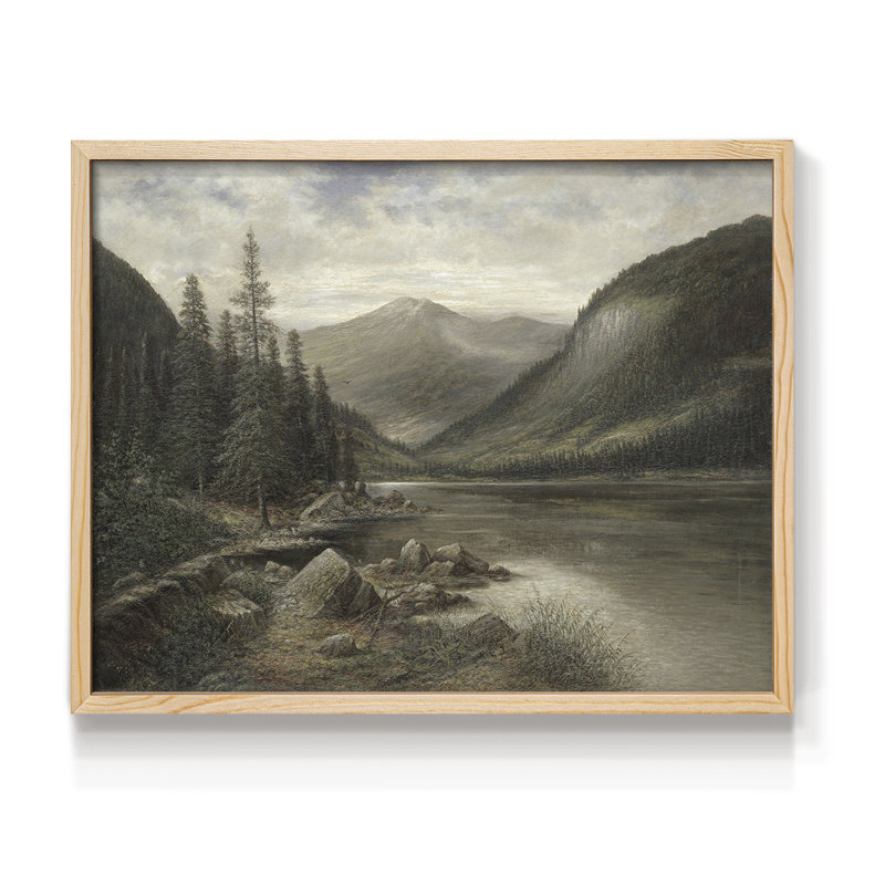 Paysages rétro-CDXI - reproduction encadrée, Naturel