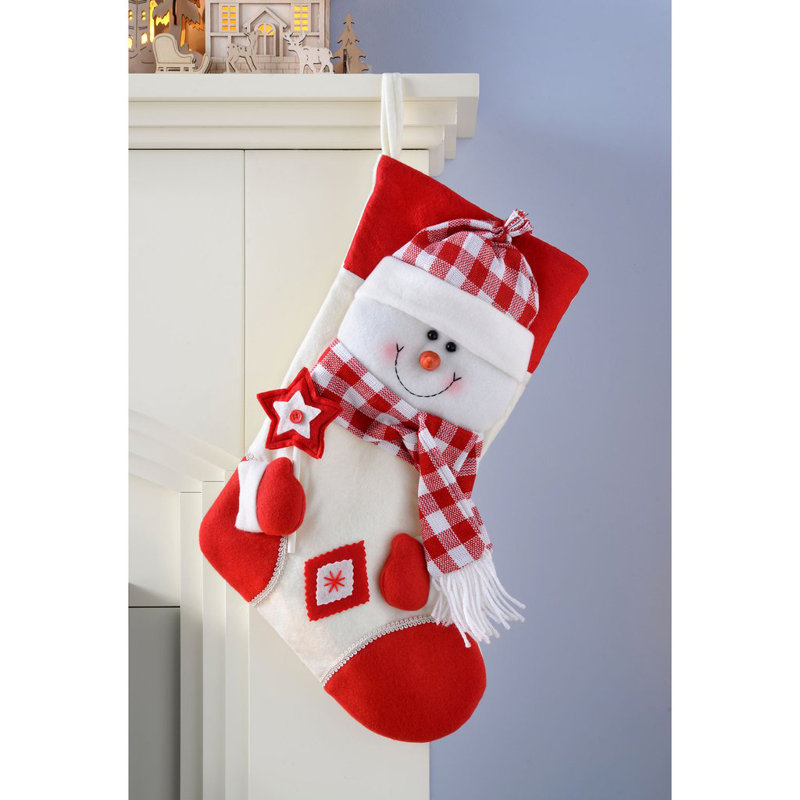 Stocking, Red/ White