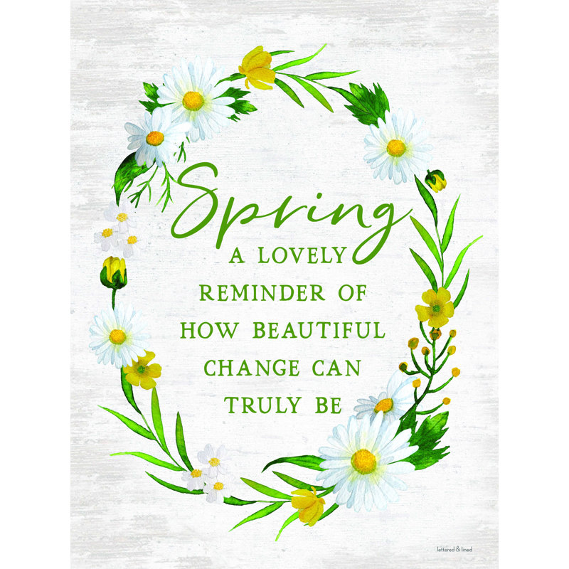 " Spring Reminder ", 16" H x 12" W  