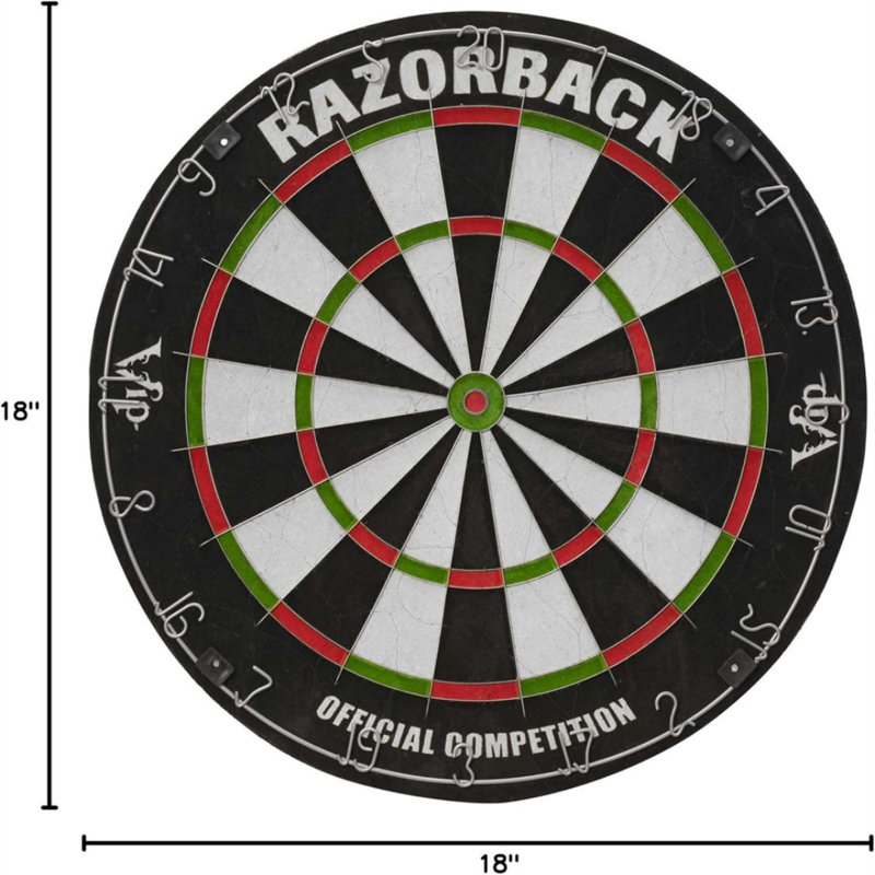 Multicolore, taille unique, jeu de fléchettes Razorback WDE