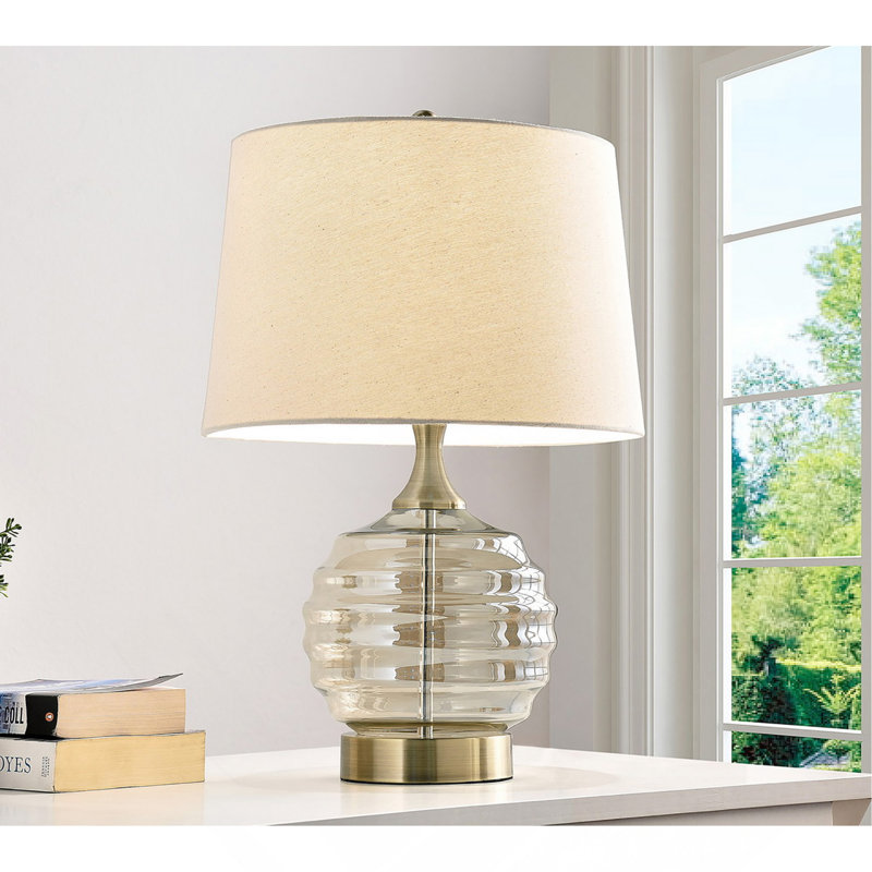 22.5" Tuscan Sun Glass Table Lamp