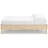 Abis Platform Bed, Natural Brown Wood, Low Profile Tapered Legs-107717811