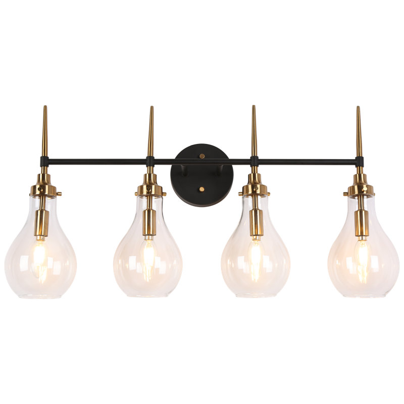 Hooman Dimmable Vanity Light Armed Sconce, 4