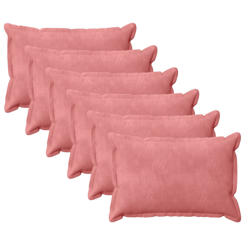 Black Cushion Cover, Rectangle 50cm H x 80cm W, Pink