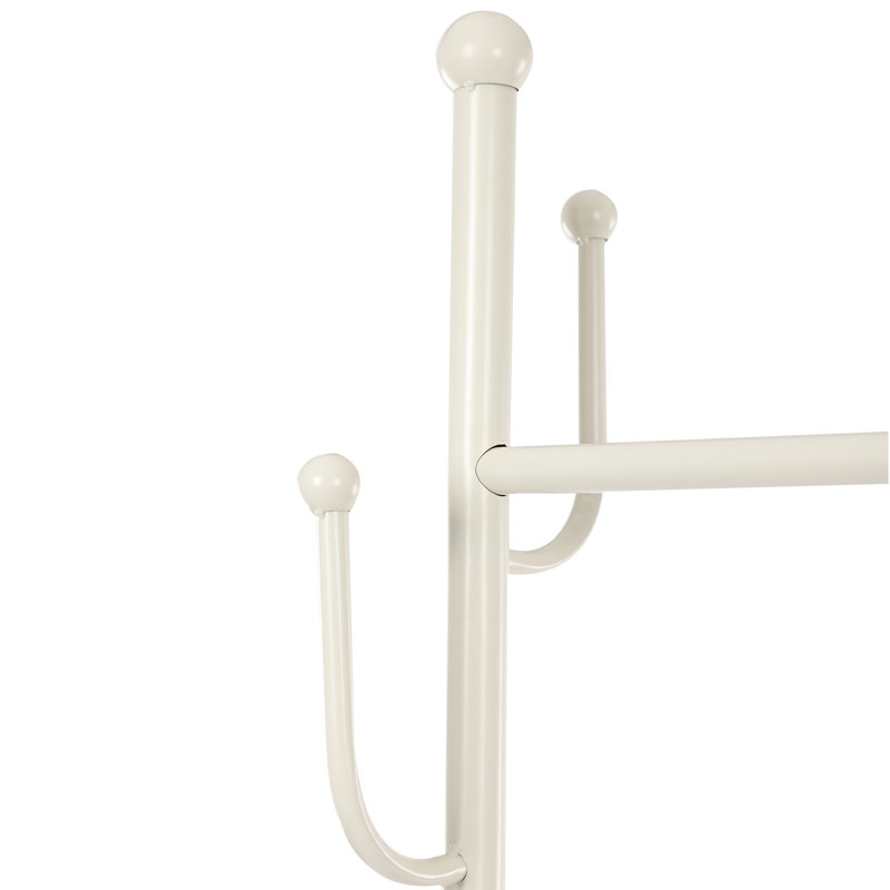 Portant à vêtements l 23,6 po, Blanc