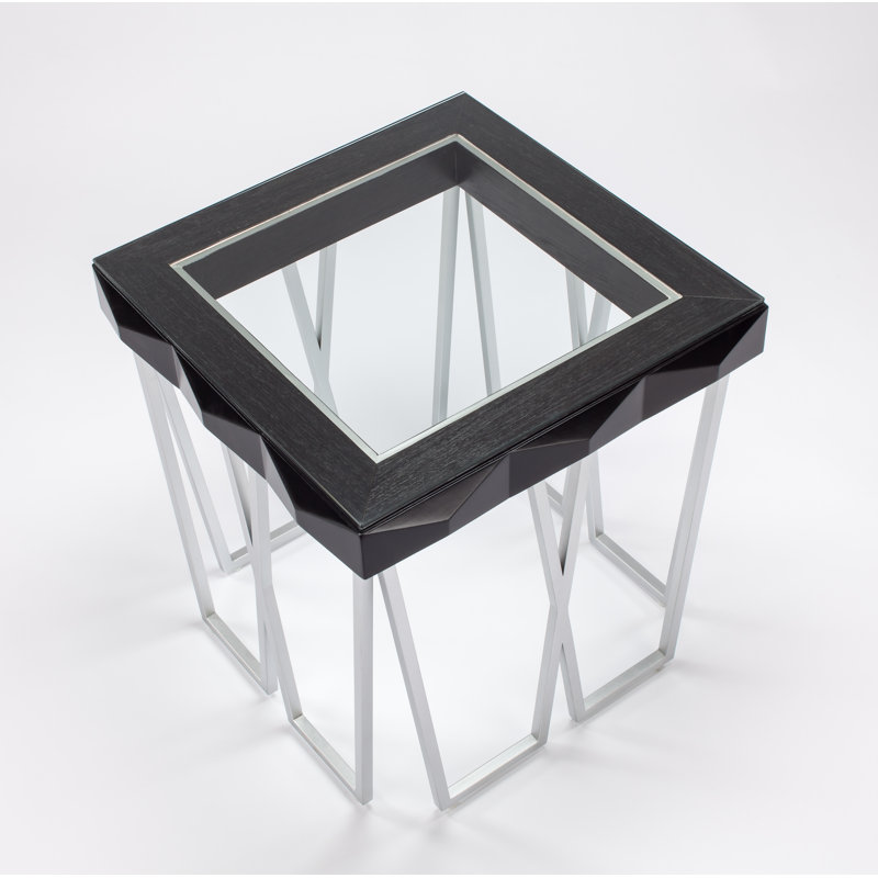 Glass End Table
