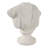 Sculpture Bust Paper Wood Mache Mdf Draped Classical Body Form Home Office Bedroom Living Room Decor - 16" Ivory