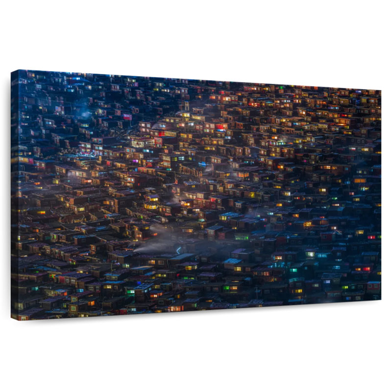 Night, 8" H x 12" W