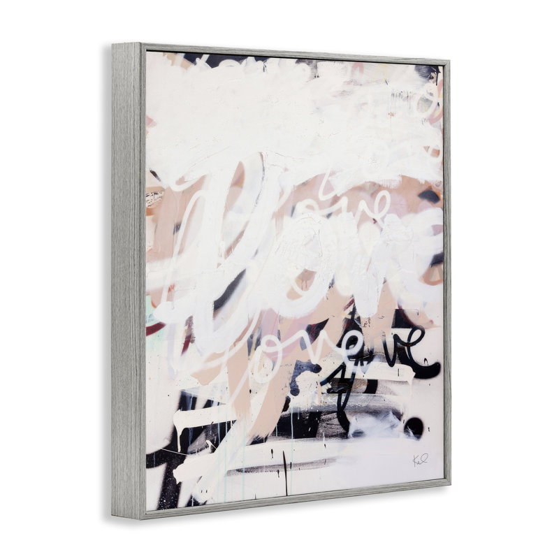 «Urban Graffiti Love», art giclée par Kent Youngstrom, Estampe numérique Farmhouse, H 14 po x l 11 po