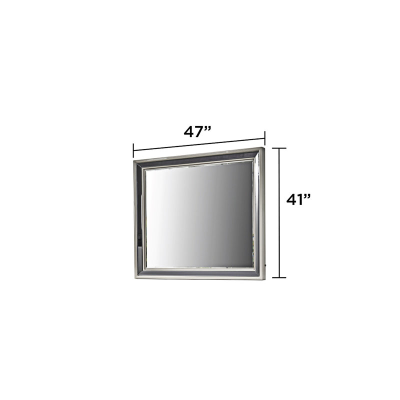 Miroir moderne (INCLUT LE MIROIR SEULEMENT)