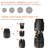 39.33 Lb. Free Standing Umbrella Base with Wheels, Teak-1606810845