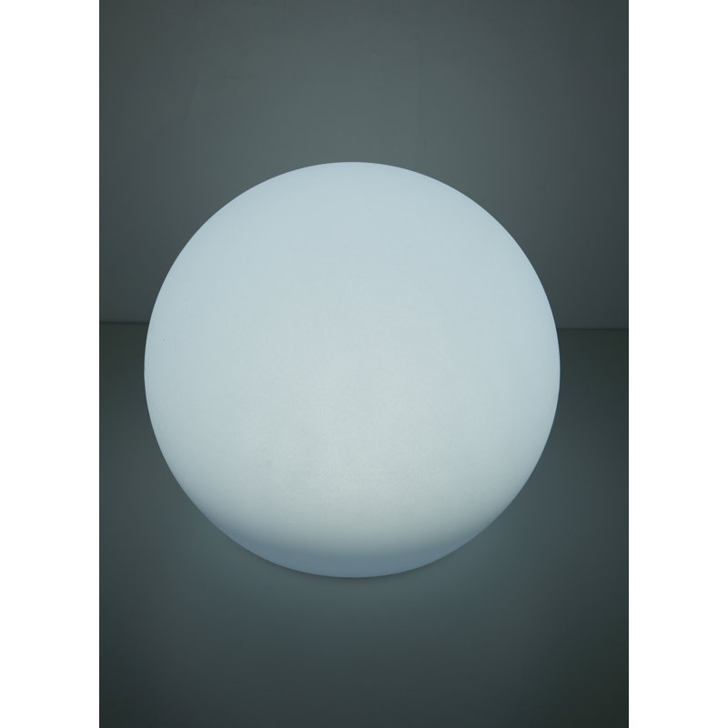 Battery Powered Integrated LED Color Changing Outdoor Floor Lamp, 30cm H x 30cm W x 30cm D
