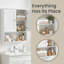 Armoire de salle de bain murale l 23,6" x h 27,6" x p 7,9" Hailes