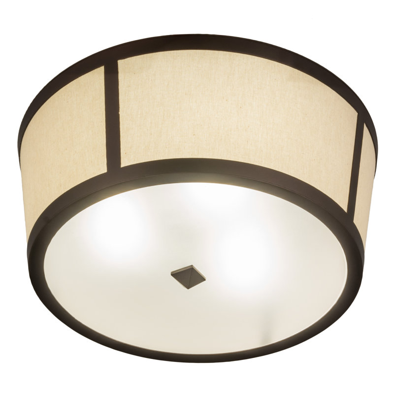 3 - Light Outdoor Semi Flush Mount