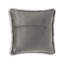 Ensemble de coussins décoratifs en polyester gris 4 po, 20 po Difi