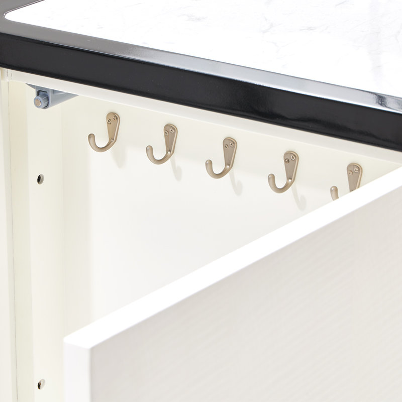 Tuxedo Dresser With Mirror - Piano Keyboard