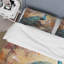 Ensemble de housse de couette en microfibre / polyester Peacock Expressionist Portrait III Bedding-1353360176