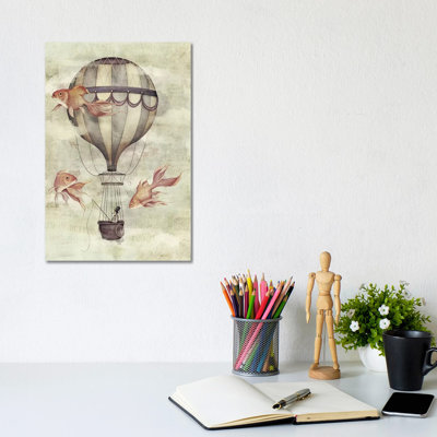 Skyfisher 1 Piece Wrapped Canvas Wall Art