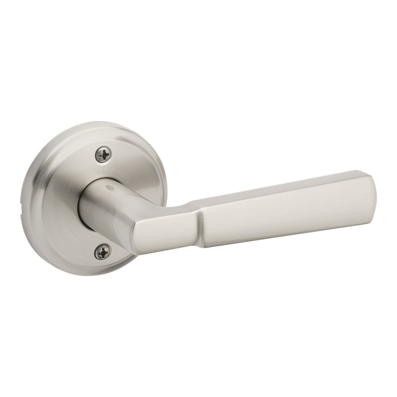 Perth Single Dummy Door Lever, Satin Nickel