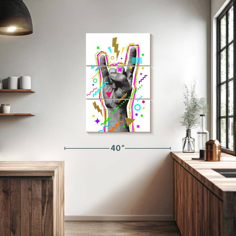 Abarca Rock And Roll Hand, 38" H x 24" W