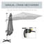 Areia 296cm Cantilever Parasol