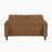 Ussery 54" Modern Loveseat with Faux Leather, Pocket Coils, Faux Wood Feet-108577708