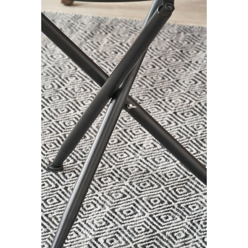 Tayley Glass Top End Table