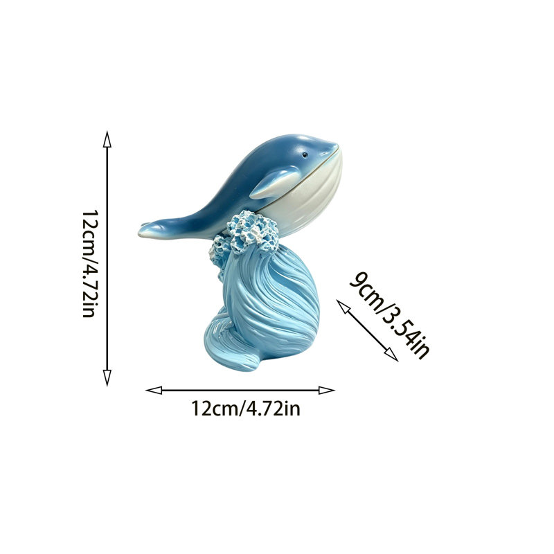 Vague en résine veilleuse Lampe de table à DELUSB