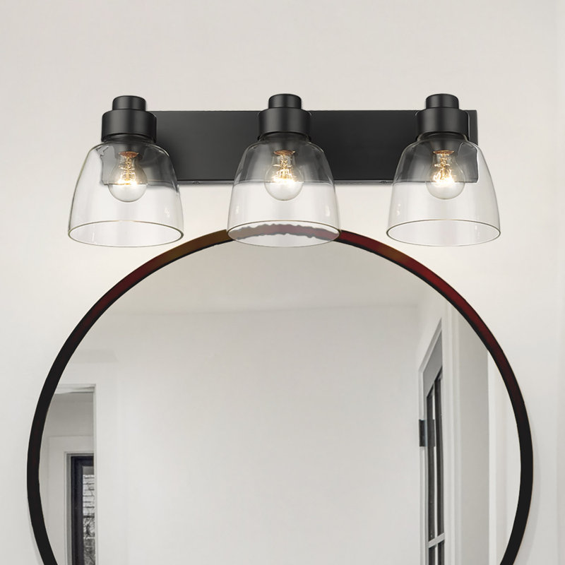 Bridgnorth 3 - Light Dimmable Vanity Light, Matte Black