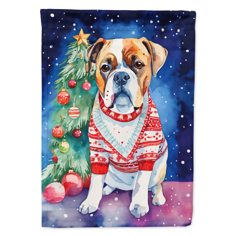 Double Sided Polyester Christmas, 40'' H x 28'' W