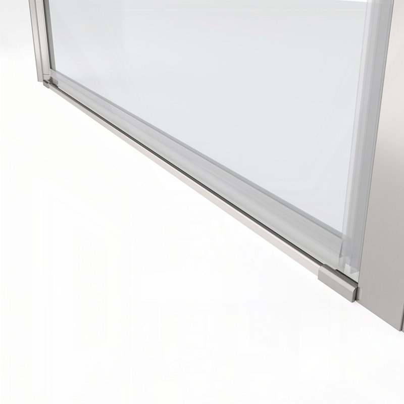 1 3/8" adjustment,universal pivot shower door, open outside, Chrome