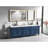 96In. W X36 In. H Framed LED Single Bathroom Vanity Mirror In Polished Crystal  Bathroom Vanity LED Mirror With 3 Color Lights Mirror For Bathroom Wall