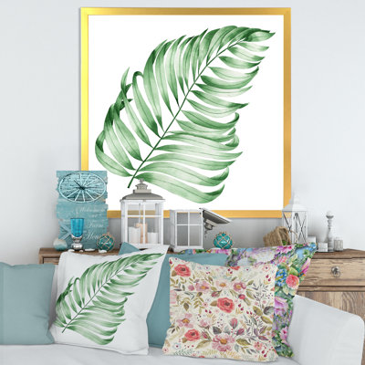 «Tropical Leaf Of Monstera II», reproduction d'art sur toile
