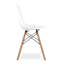 Chaise d'appoint blanche et naturelle en plastique et bois-1553988883