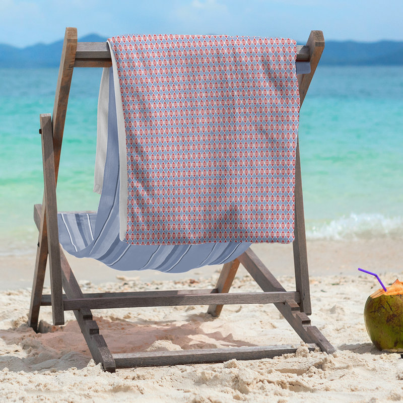 Beach Towel, Blue, Microfiber
