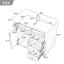Meuble-lavabo 36 po avec lavabo en céramique et 4 tiroirs-2053320665