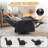 KORSER Recliner Chair With Heat And Massage,Oversized Recliner, 360°Swivel Manual Recliners For Living Room, Rocker Recliner With Side Pockets