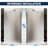 32”W*72”H Frameless Shower Screen with 8mm Frosted Glass, Easy to Clean-111995511
