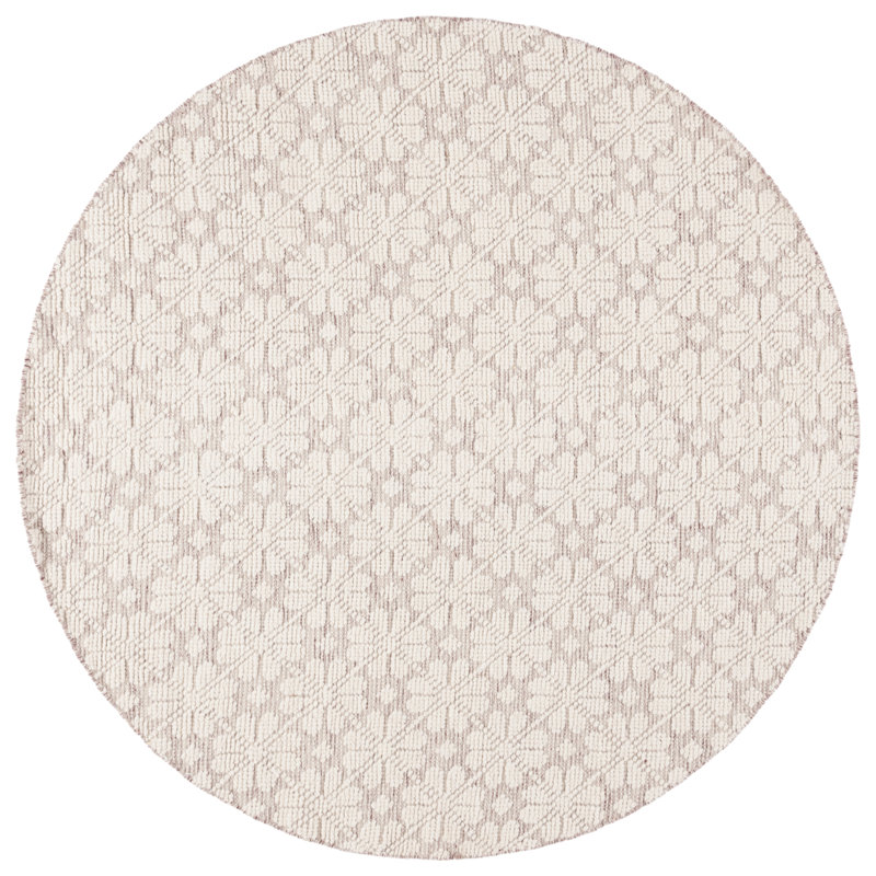 Martha Stewart Hand Woven Wool Rug, Round 6'