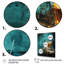 Turquoise Vesper Vibrance Twilight Cocktail I - Art mural cocktails-752585756