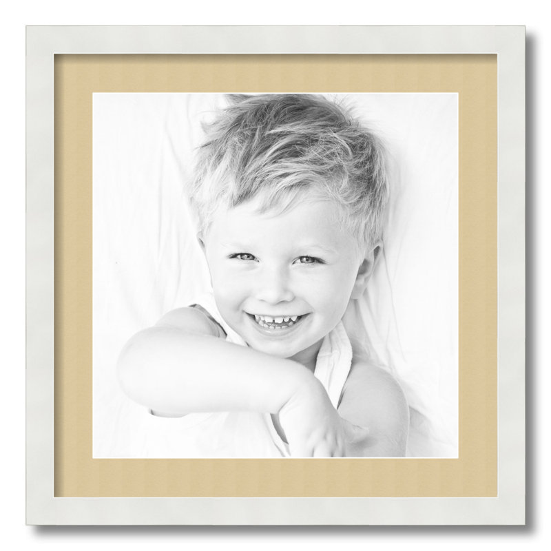 Matte Picture Frame with Mat, Green Whisper