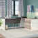 Aurea 2 Piece Computer Desk Office Set