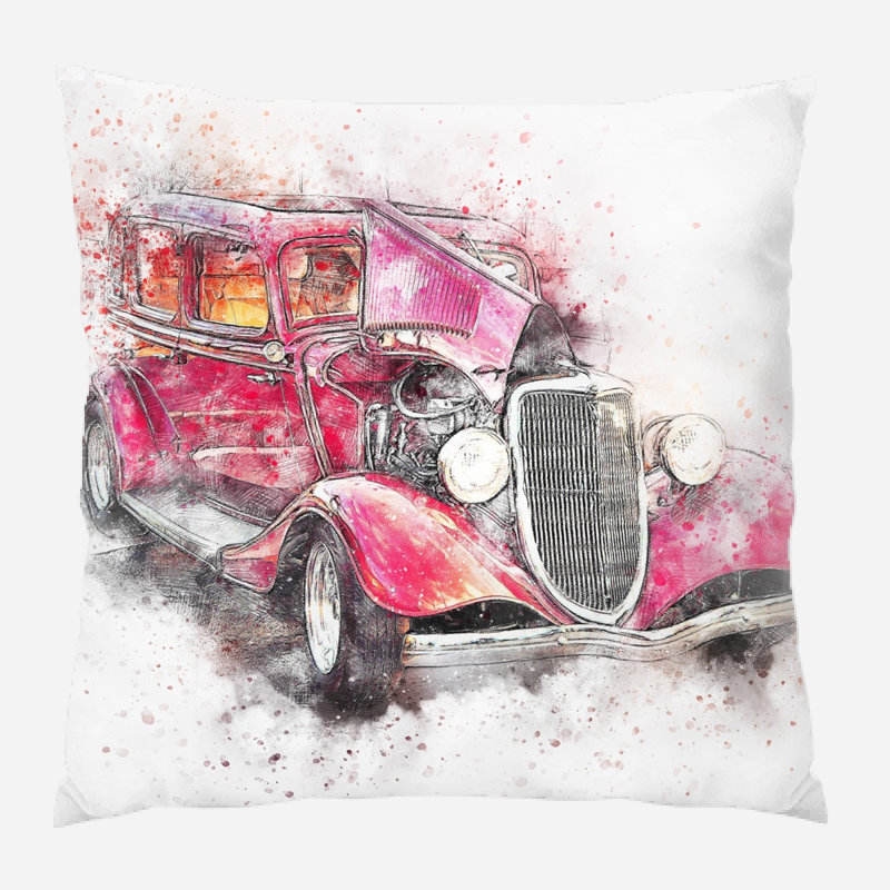 Coussin de voiture Nunnally, Microsuède, Intérieur